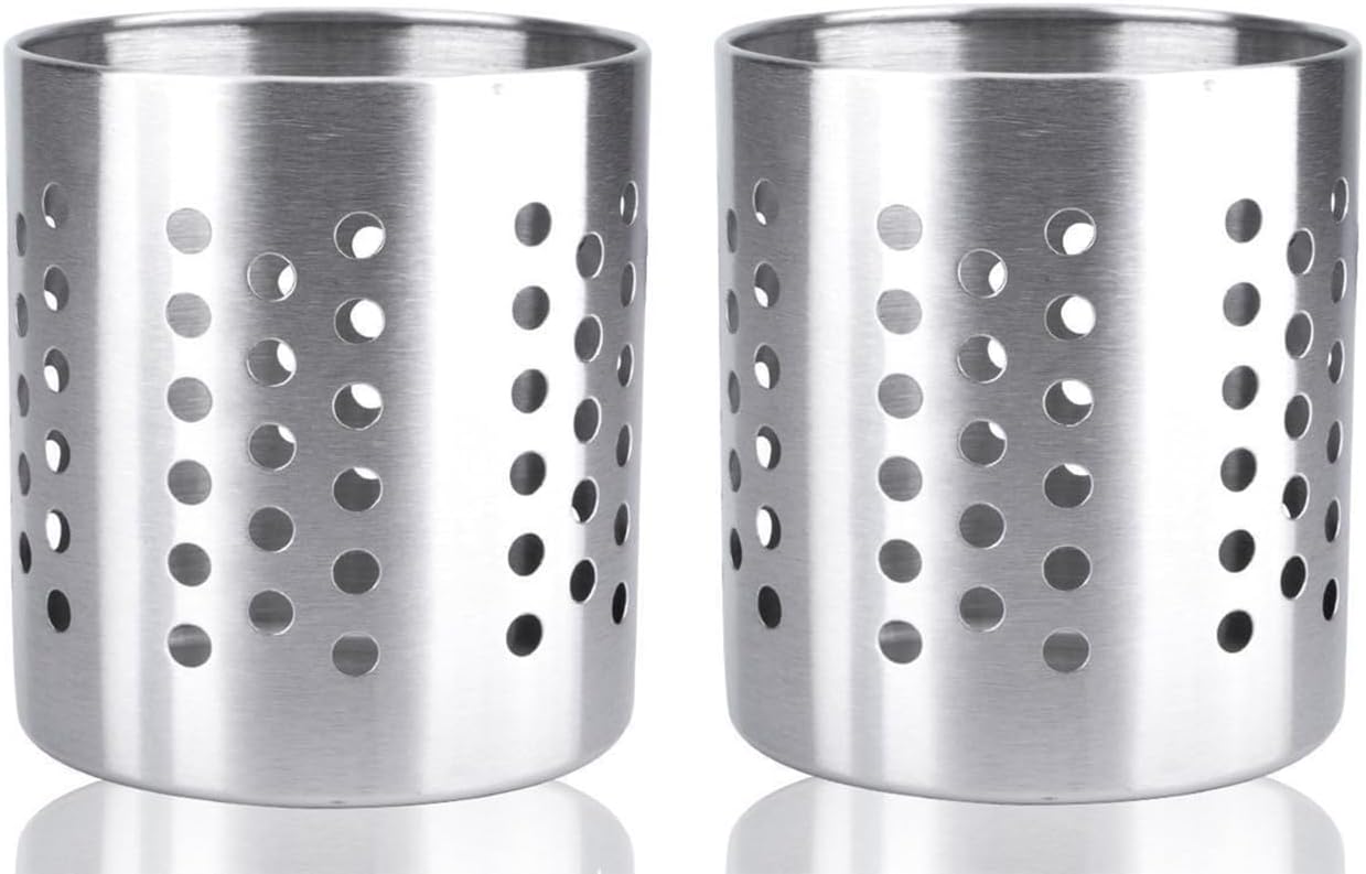 2PCS Stainless Steel Utensil Holder